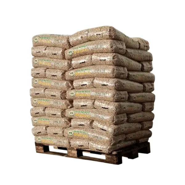 Bioenergie Pellets de Madera ENplus A1 – Palé 990 kg (66×15 kg)