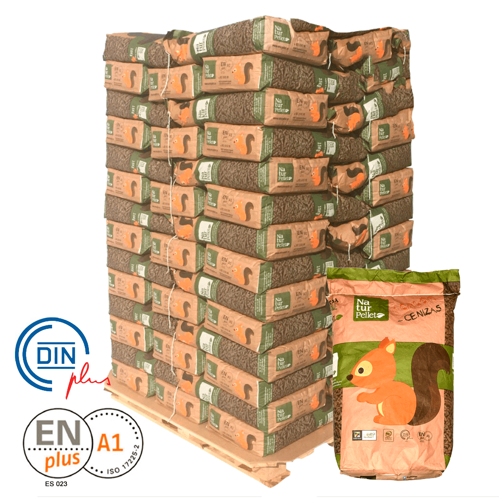 Naturpellet ENplus A1 – 70 Sacos de 15 kg