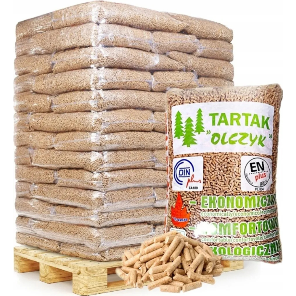 Olczyk Pellets de Madera – Palé 65 Sacos de 15 kg