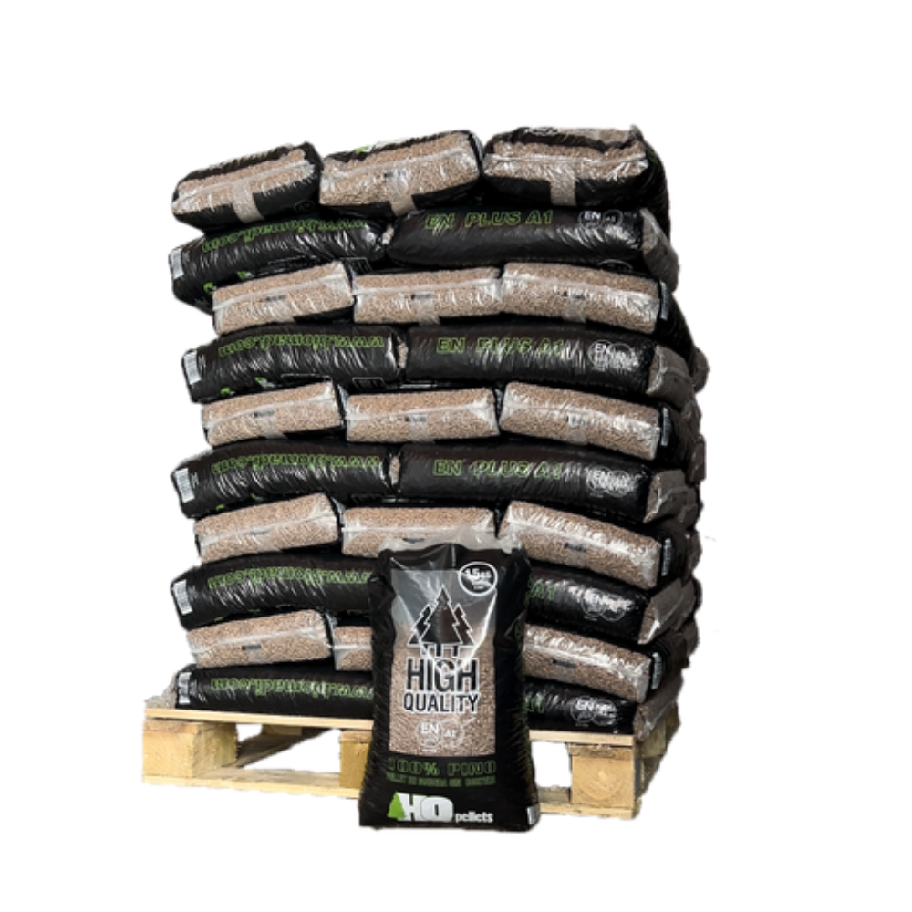 Pellets de Madera de Pino 1050 kg – 70 Sacos de 15 kg